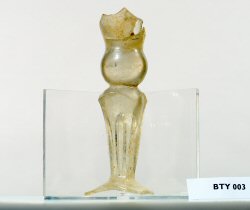 Glass goblet (fragment)