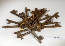 Bunch of keys from The Custom House, Limerick.