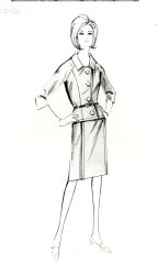 Photographs of design sketch, Blackbird