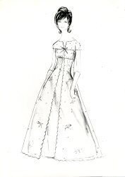 Phtocopies of design sketch, Enchantment