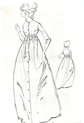 Photocopy of design sketch