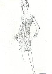 Photocopies of design sketch