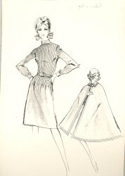 Design sketch, Girl in a Whirl