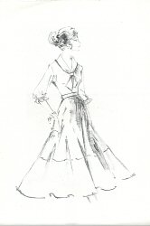 Photocopies of design sketch