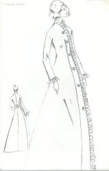 Photocopy of design sketch, Private Lives