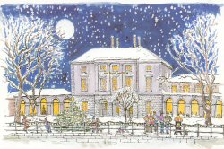 Painting, A Christmas Scene