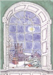 Drawing, Christmas Window, the Hunt Museum