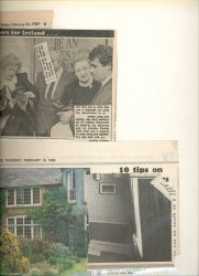 Album, Press cuttings scrapbook