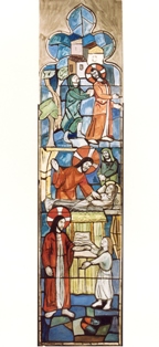 Cartoon for stained-glass, The Miracle of Jairius Daughter