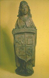 Carving (figure of an angel) | wood,Walnut wood | 15th century AD | National Gallery of Ireland | PD Carving (figure of an angel)