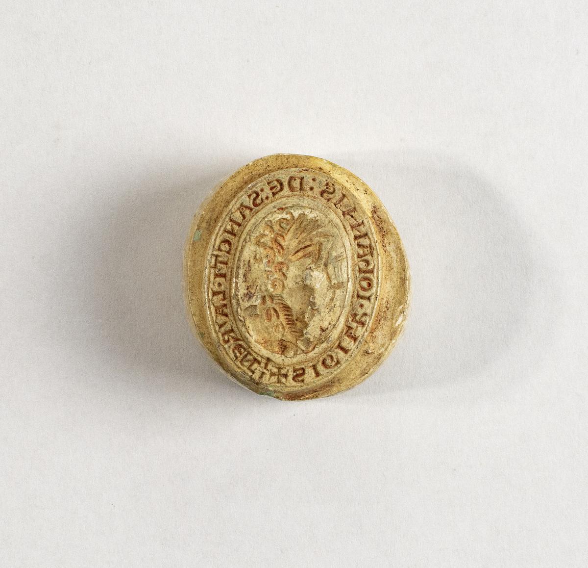 Seal matrix | Ceramic | 19th century AD (probably) | The Hunt Collection | PD Seal matrix