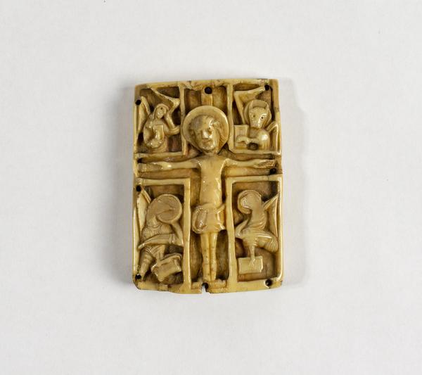 Carved Walrus Ivory Plaque