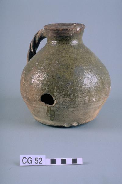 Glazed jug