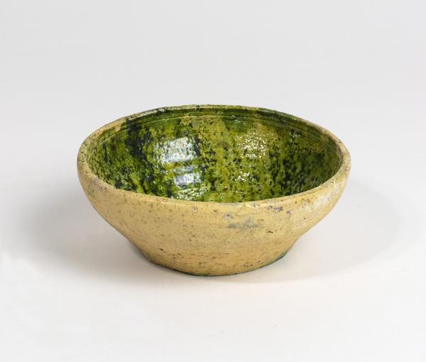 Green-glazed bowl