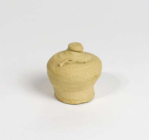 Unglazed earthenware money-box