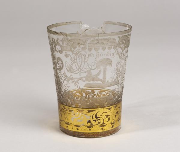 Zwischengoldglas beaker