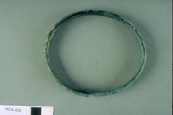 Bronze Decorated Penannular Armlet