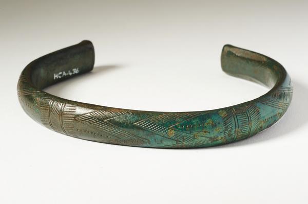 Bronze Decorated Penannular Armlet