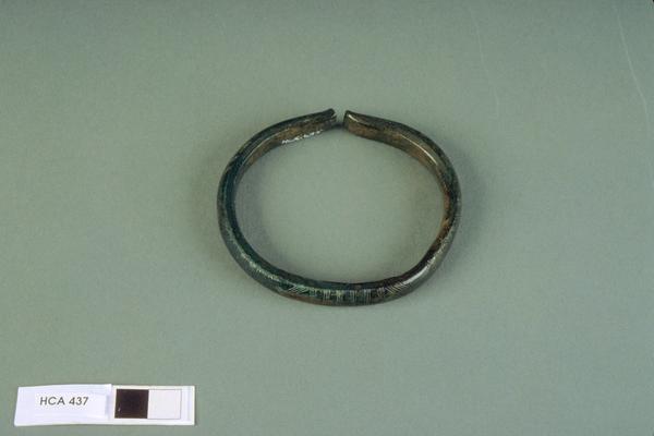 Bronze Decorated Penannular Armlet