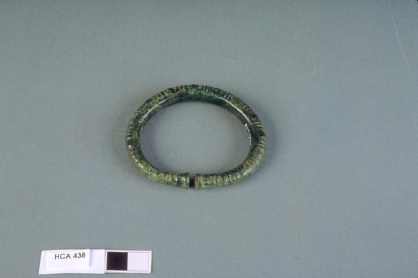 Bronze Decorated Penannular Armlet