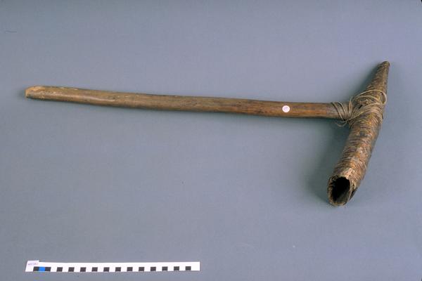 Handle or haft for an adze or hoe