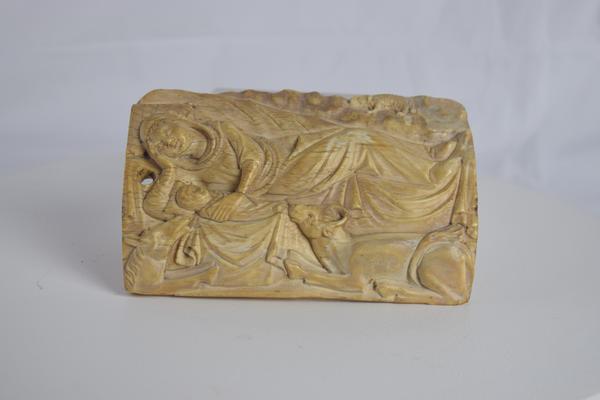 Ivory panel or plaque