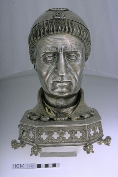 Silver reliquary bust