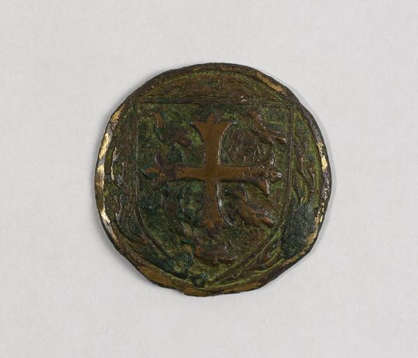 Boss or print from a mazer bowl