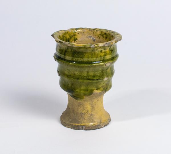 Pottery goblet
