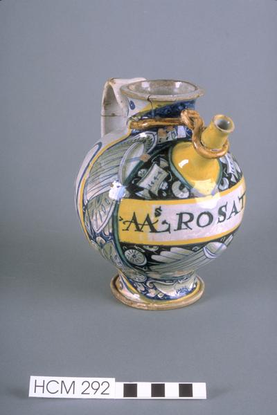 Maiolica jar