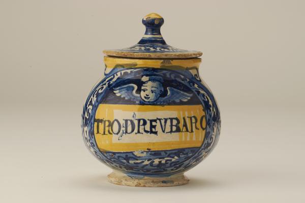 Maiolica jar