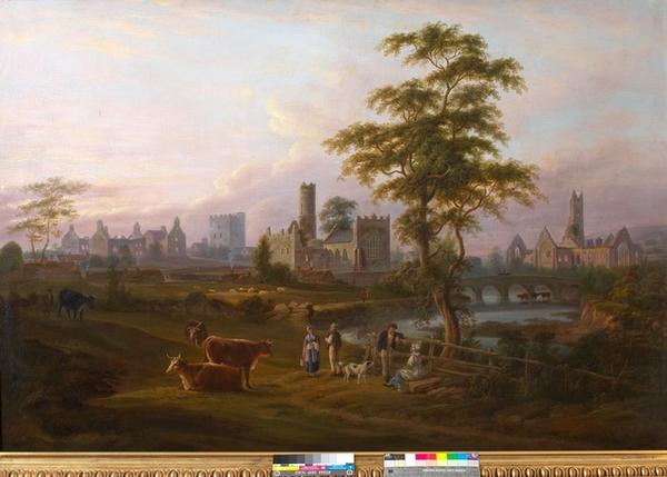 Painting, View of Kilmallock, County Limerick