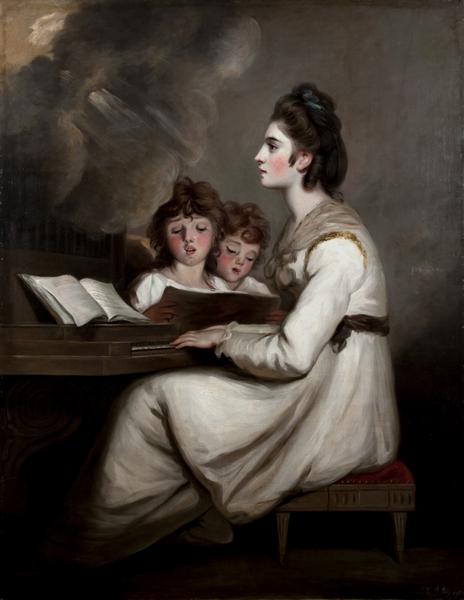 Painting, [copy of] Mrs Sheridan as St Cecilia