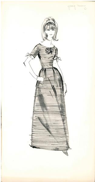 Design sketch, Young Evening