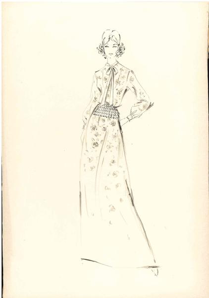 Design sketch, Blouson Style