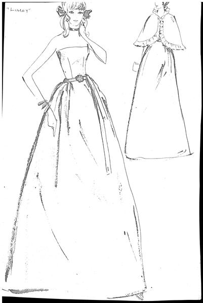 Photocopies of design sketch, Limey