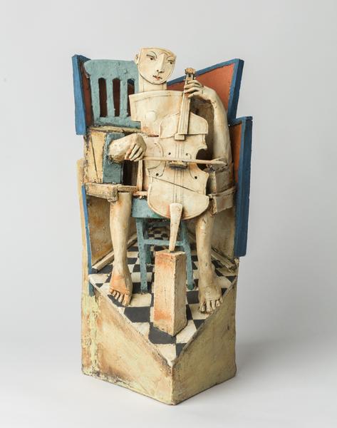 Cello Player by Christy Keeney