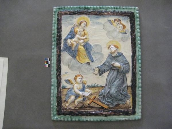 Maiolica panel or plaque