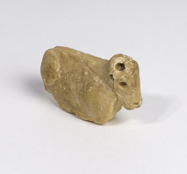 Stone figure of a ram