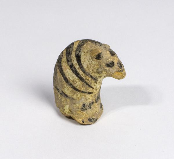 Ceramic head of a zebra