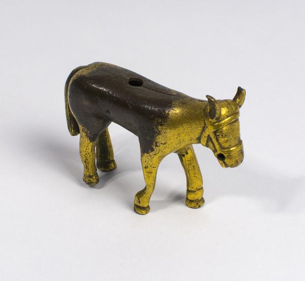 Bronze figure of a donkey
