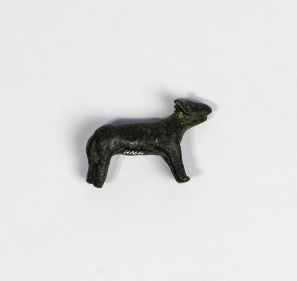 Bronze figure of a dog