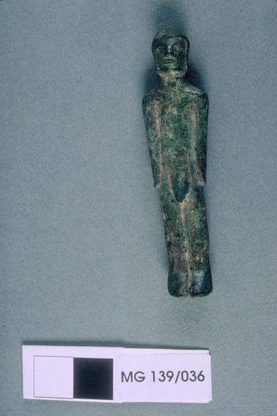 Bronze figure of a man