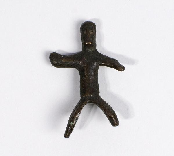 Bronze figure of a man