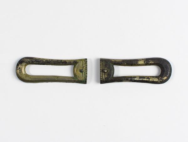 Pair of belt clasps