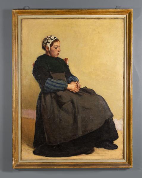 Painting, Breton Woman (Roderic O'Connor 1860-1940)